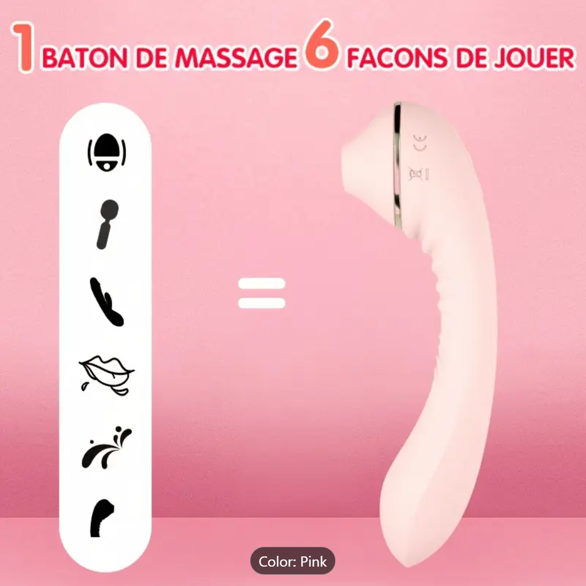 Heated Vibrator – A-Spot & G-Spot Massager with Suction & Flex