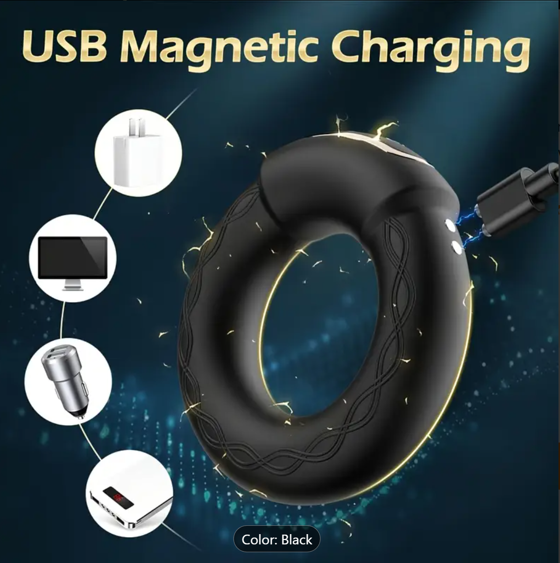 App-Controlled Penis Ring – Vibrating Cock Ring with Prostate Massager