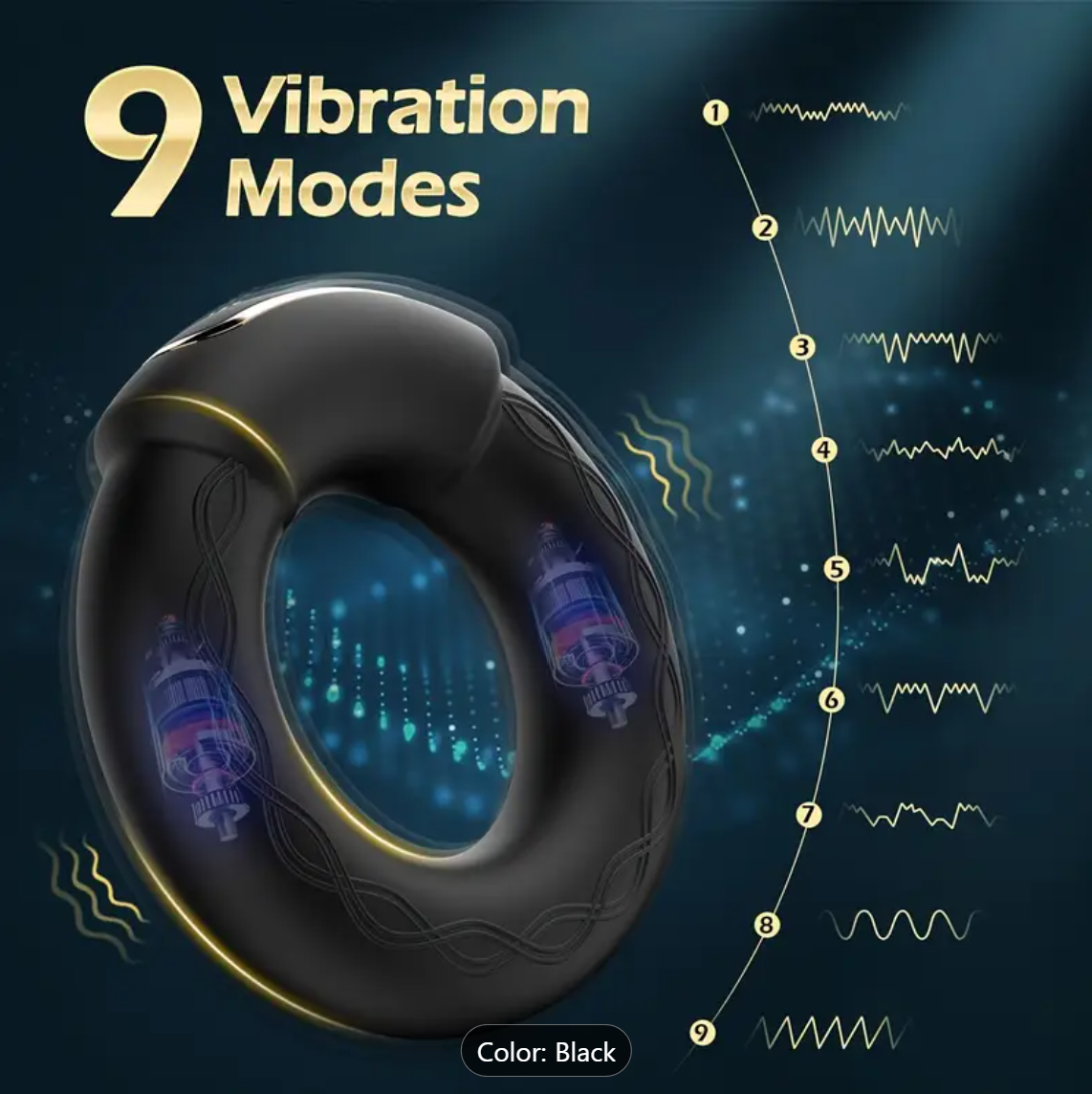 App-Controlled Penis Ring – Vibrating Cock Ring with Prostate Massager