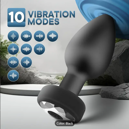 Remote-Controlled Anal Plug – Rechargeable Silicone Vibe