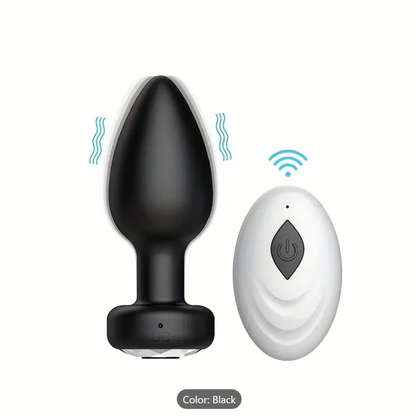 Remote-Controlled Anal Plug – Rechargeable Silicone Vibe