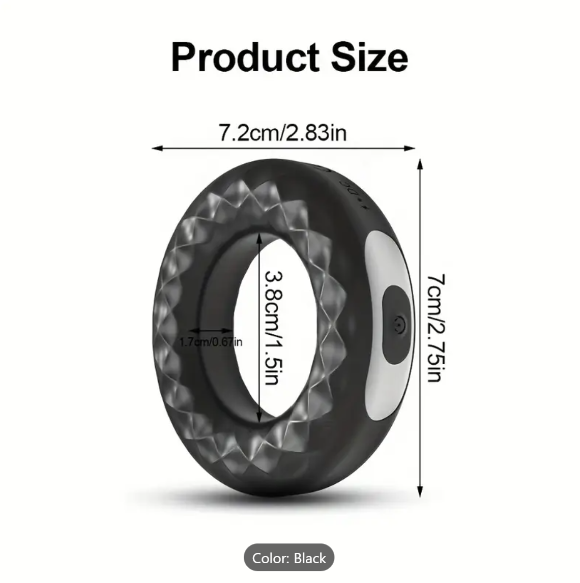 Electric Locking Ring – USB Rechargeable Wireless Cock Ring