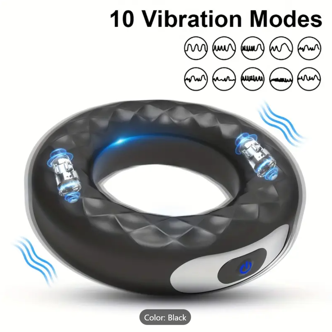 Electric Locking Ring – USB Rechargeable Wireless Cock Ring