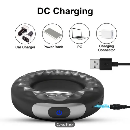 Electric Locking Ring – USB Rechargeable Wireless Cock Ring