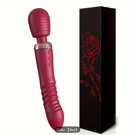 Dual-Motor Vibrator – G-Spot Silicone Wand for Women & Couples