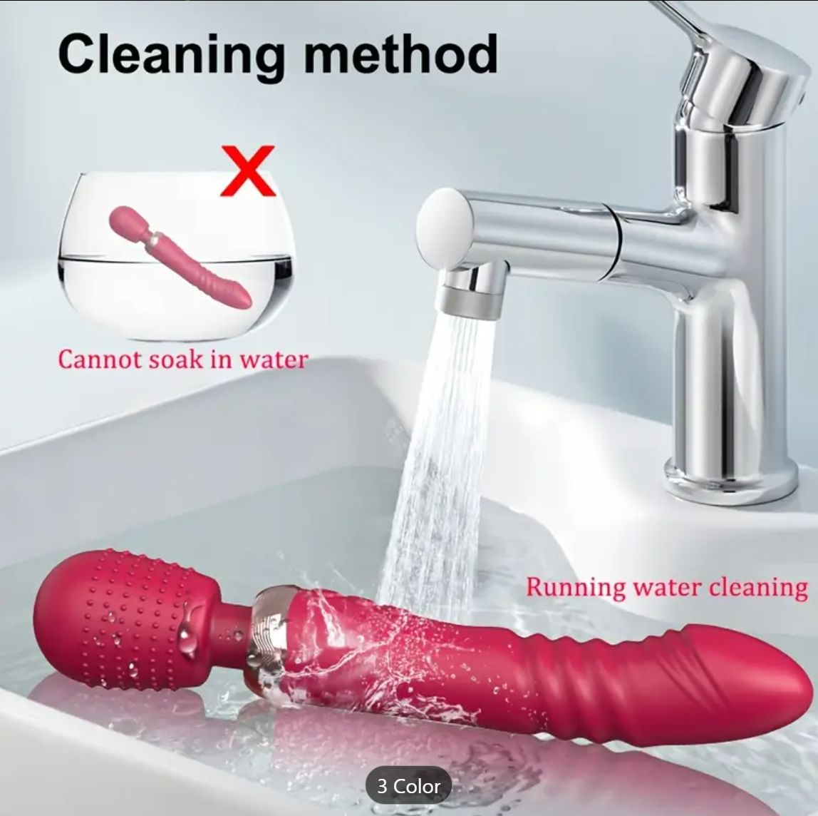 Dual-Motor Vibrator – G-Spot Silicone Wand for Women & Couples