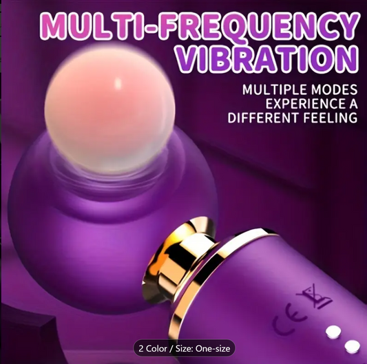 3-in-1 Vibrator – Suction, Vibration & Telescopic Pleasure Wand