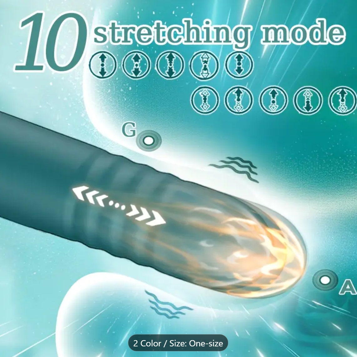 3-in-1 Suction & Vibration Wand – Telescopic Female Pleasure Toy