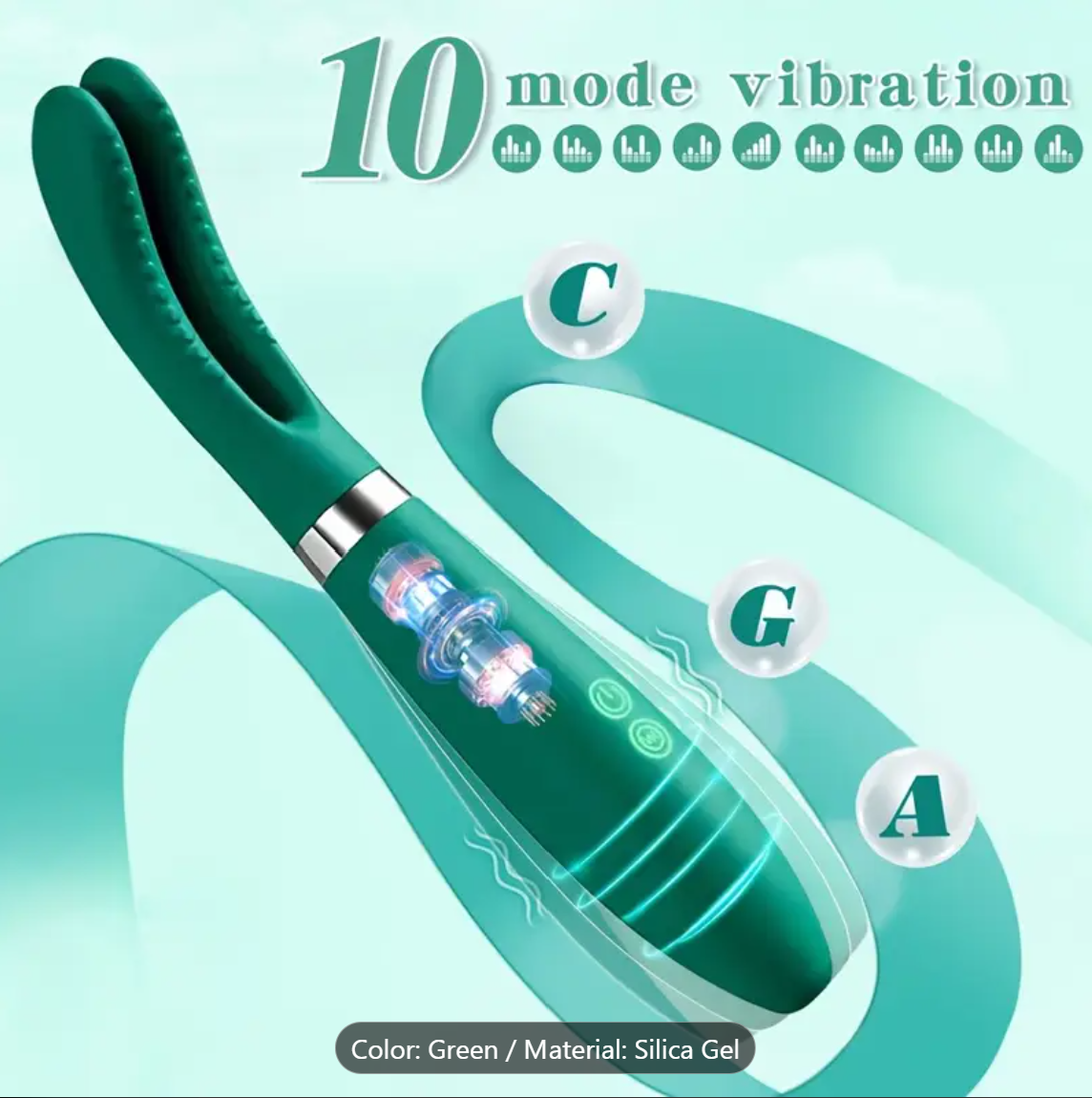 Strapless Finger Bullet – 10-Mode Clitoral & G-Spot Vibrator