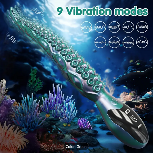 OctoVibe – 10-Mode Alien Octopus Foot Wand Massager