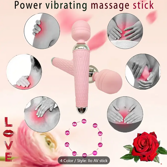 Heated AV Wand – USB Rechargeable Massage Vibrator