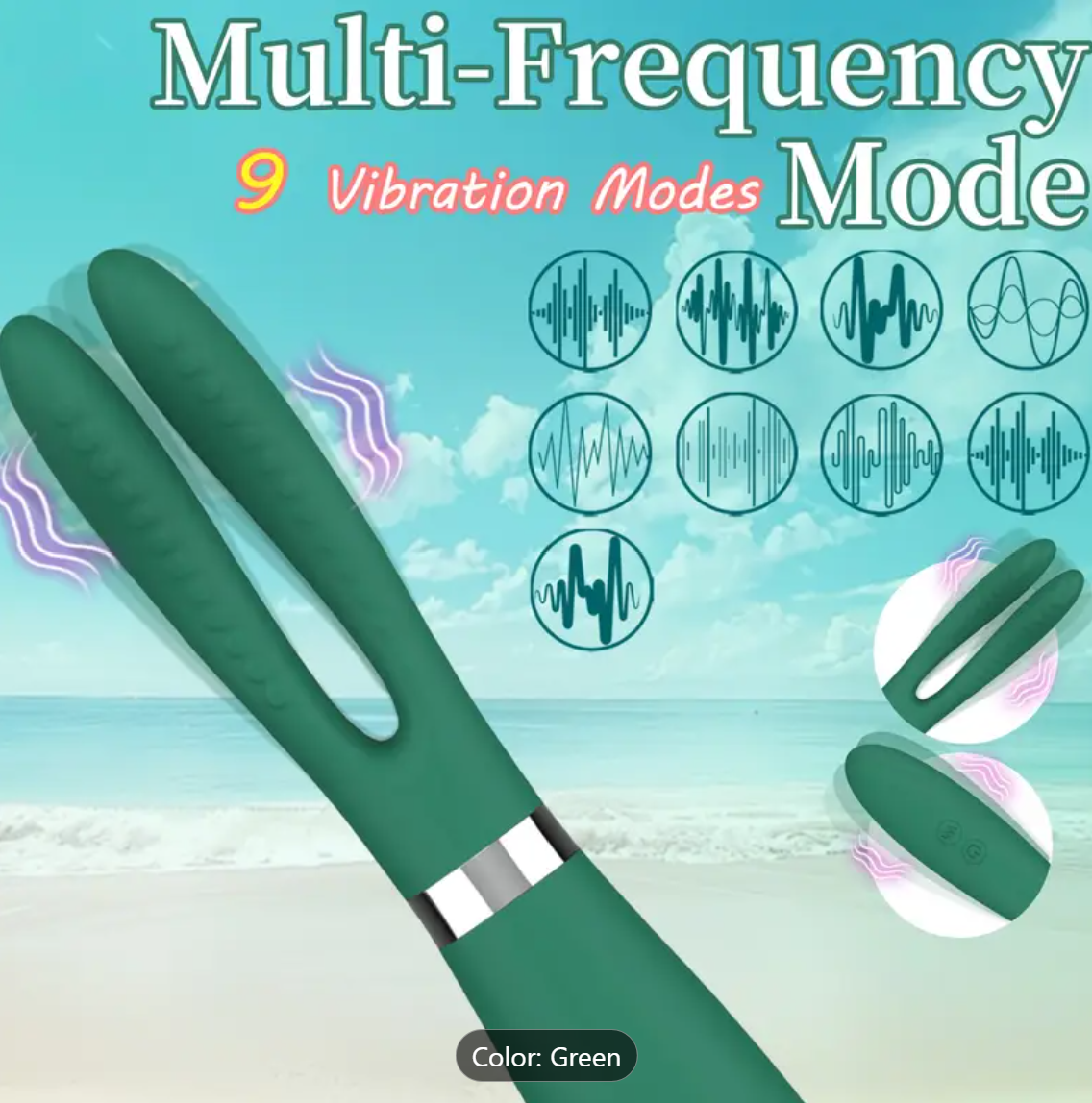 10-Mode Mini Finger Bullet Vibrator for Clitoral & G-Spot Stimulation