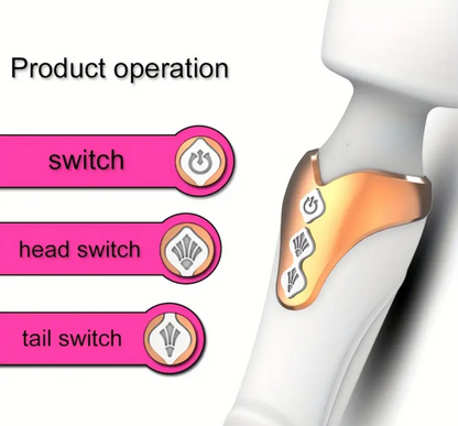 Dual Motor G-Spot Wand Vibrator – 10 Modes of Pure Pleasure