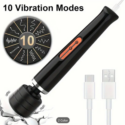 Rechargeable AV Wand – 10-Mode Pleasure Powerhouse