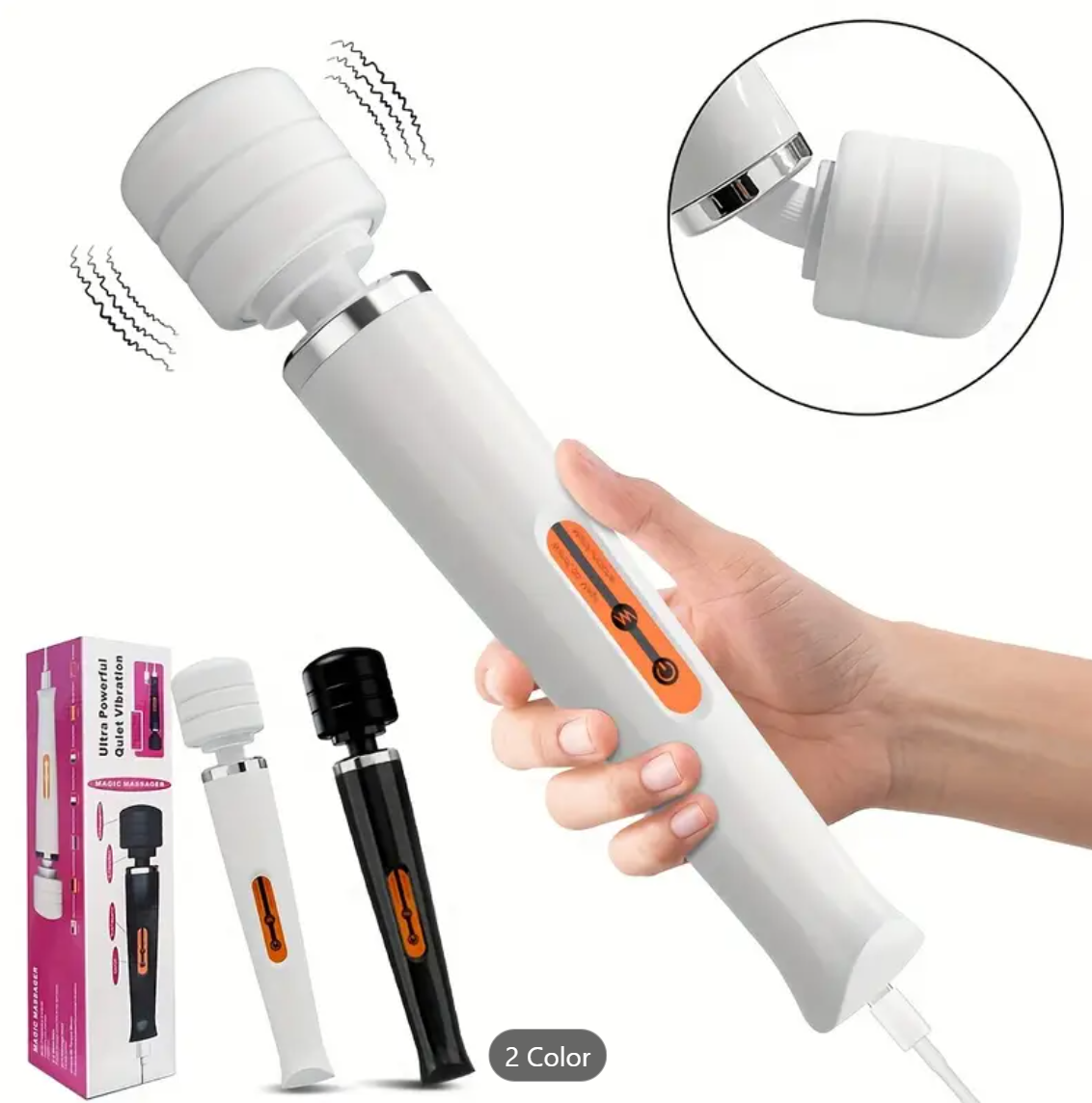 Rechargeable AV Wand – 10-Mode Pleasure Powerhouse