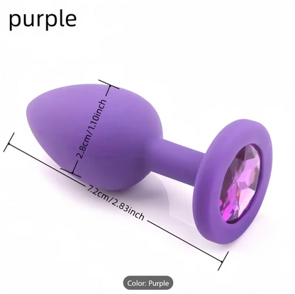 Silicone Anal Plug – Soft, Safe & Beginner-Friendly
