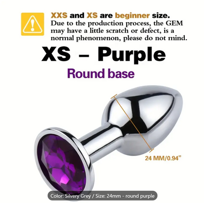 Mini XS Anal Plug for Shiny First-Time Fun