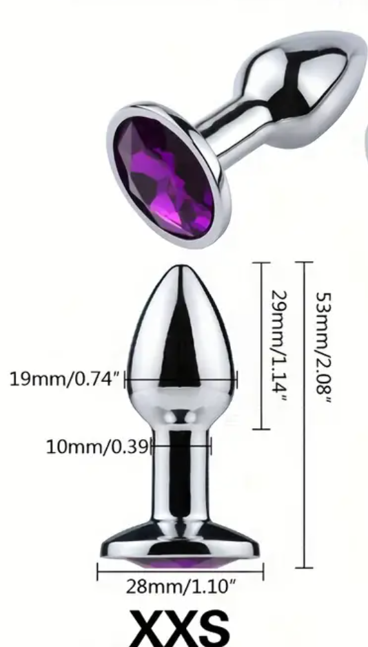 Anal XXS Plug for Shiny First-Time Fun