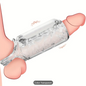 Clear Vibrating Penis Sleeve – 10 Vibration Modes for Electrifying Play